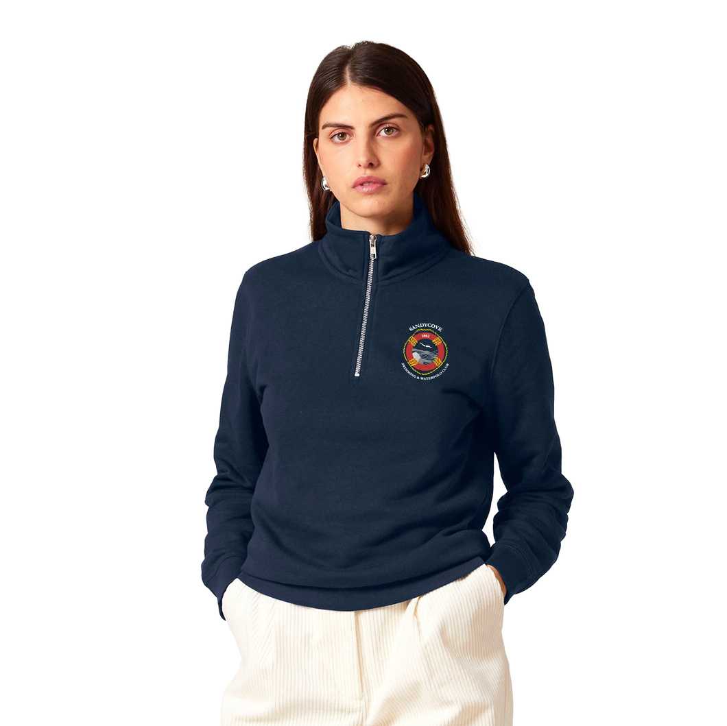 Sandycove S.C. Unisex 1/4 Zip Premium Organic Sweatshirt