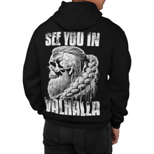 Load image into Gallery viewer, See You in Valhalla Viking Hoodie
