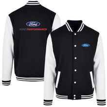 Load image into Gallery viewer, Ford Performance Varsity Baseball Zip Hoodie Jacket
