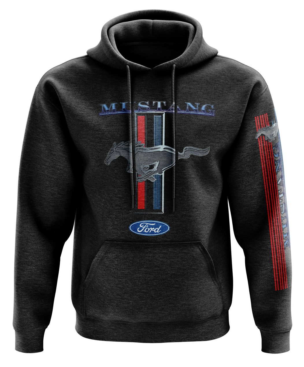 Ford Mustang Vintage Tribar Hoodie #1917