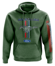 Load image into Gallery viewer, Ford Mustang Vintage Tribar Hoodie #1917
