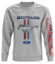 Load image into Gallery viewer, Ford Mustang Vintage Tribar Sweatshirt
