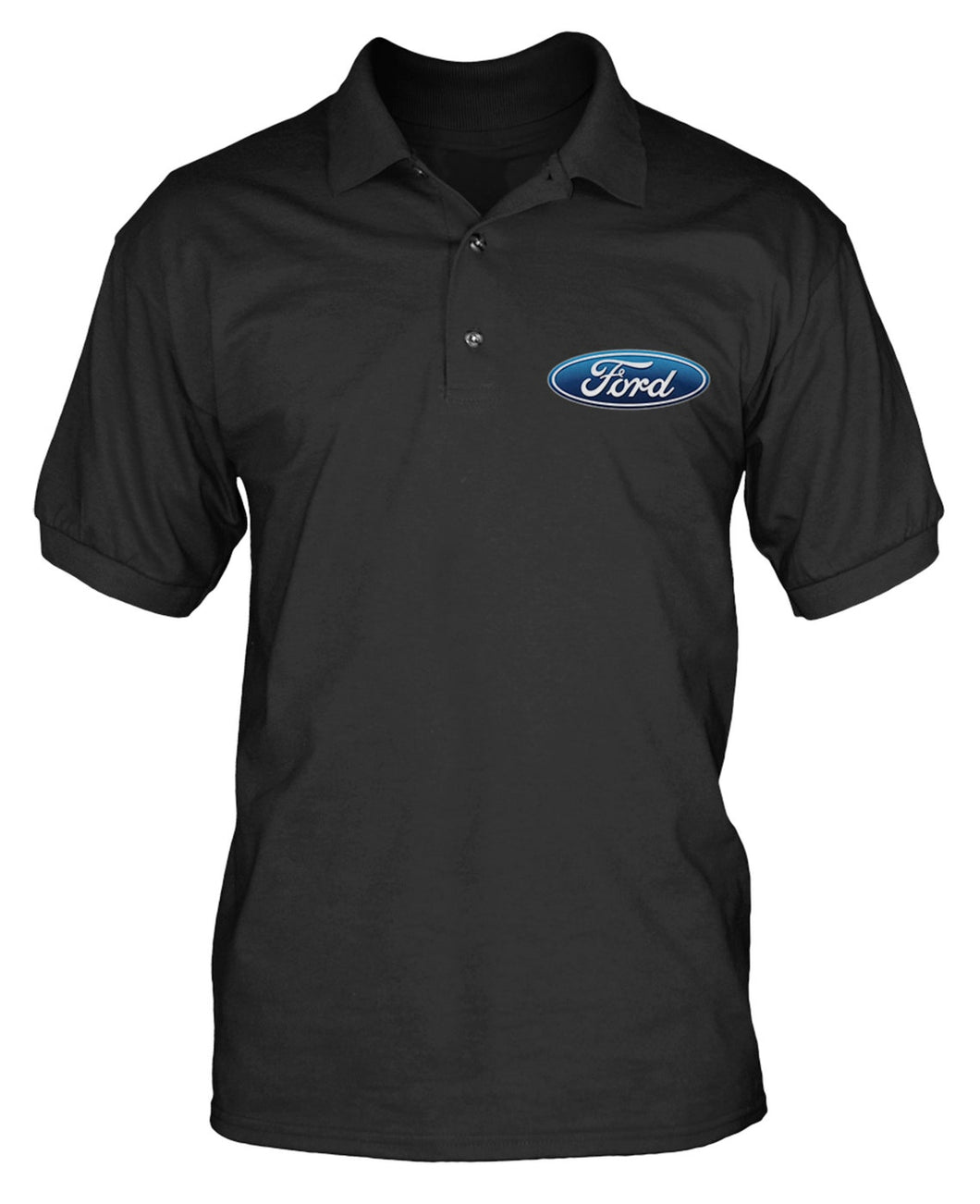 Ford Original Oval Men's Pique Polo Shirt