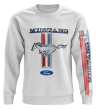 Load image into Gallery viewer, Ford Mustang Vintage Tribar Sweatshirt
