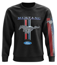 Load image into Gallery viewer, Ford Mustang Vintage Tribar Sweatshirt
